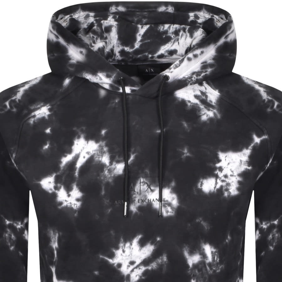 Alternative Image for ProductArmani Exchange Logo Hoodie Black2